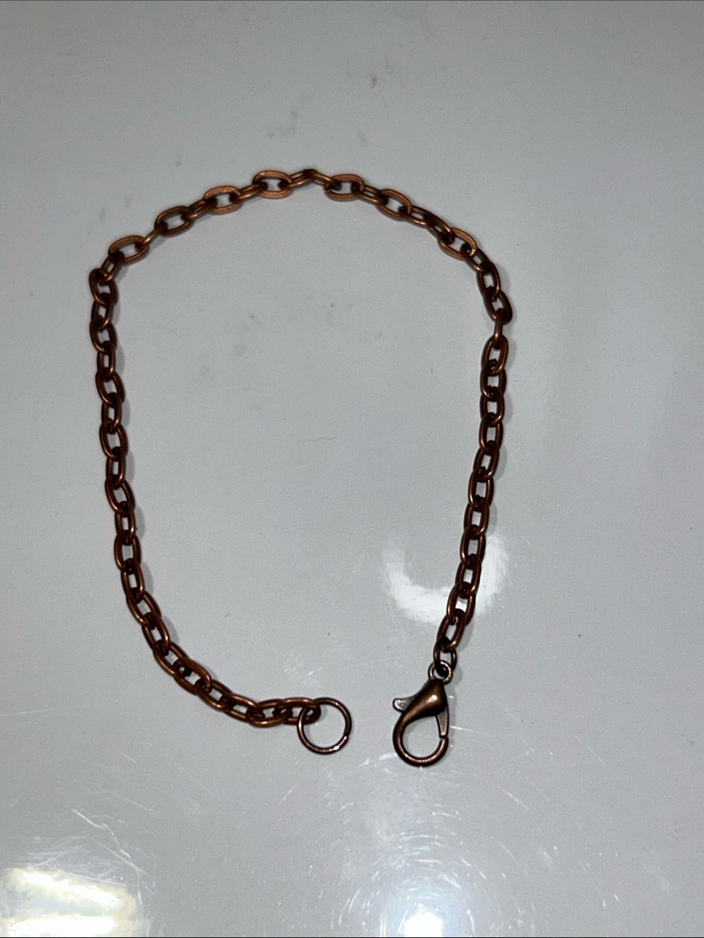 New Artisan Handmade Modern Simple Design Solid Copper 8” Bracelet